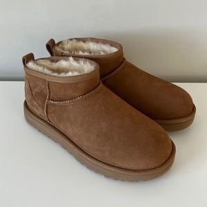 UGG Classic Ultra Mini (size 7) - Chestnut Color. Never worn!